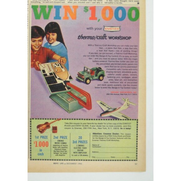 Win $1000 With Your Emenee Thermo Craft Workshop Advertisement MOD - Picture 2 of 2